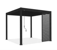 Panel żaluzjowy poziomy do pergoli ELEGANCE/DELUXE/FUSION 1 m Anthracite - Gutroof 