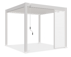 Panel żaluzjowy poziomy do pergoli ELEGANCE/DELUXE/FUSION 1 m White - Gutroof