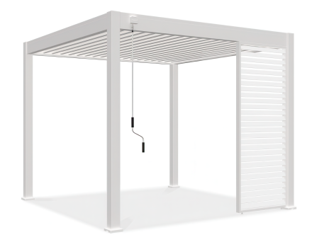 Panel żaluzjowy poziomy do pergoli ELEGANCE/DELUXE/FUSION 1 m White - Gutroof