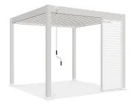 Panel żaluzjowy poziomy do pergoli ELEGANCE/DELUXE/FUSION 1 m White - Gutroof 