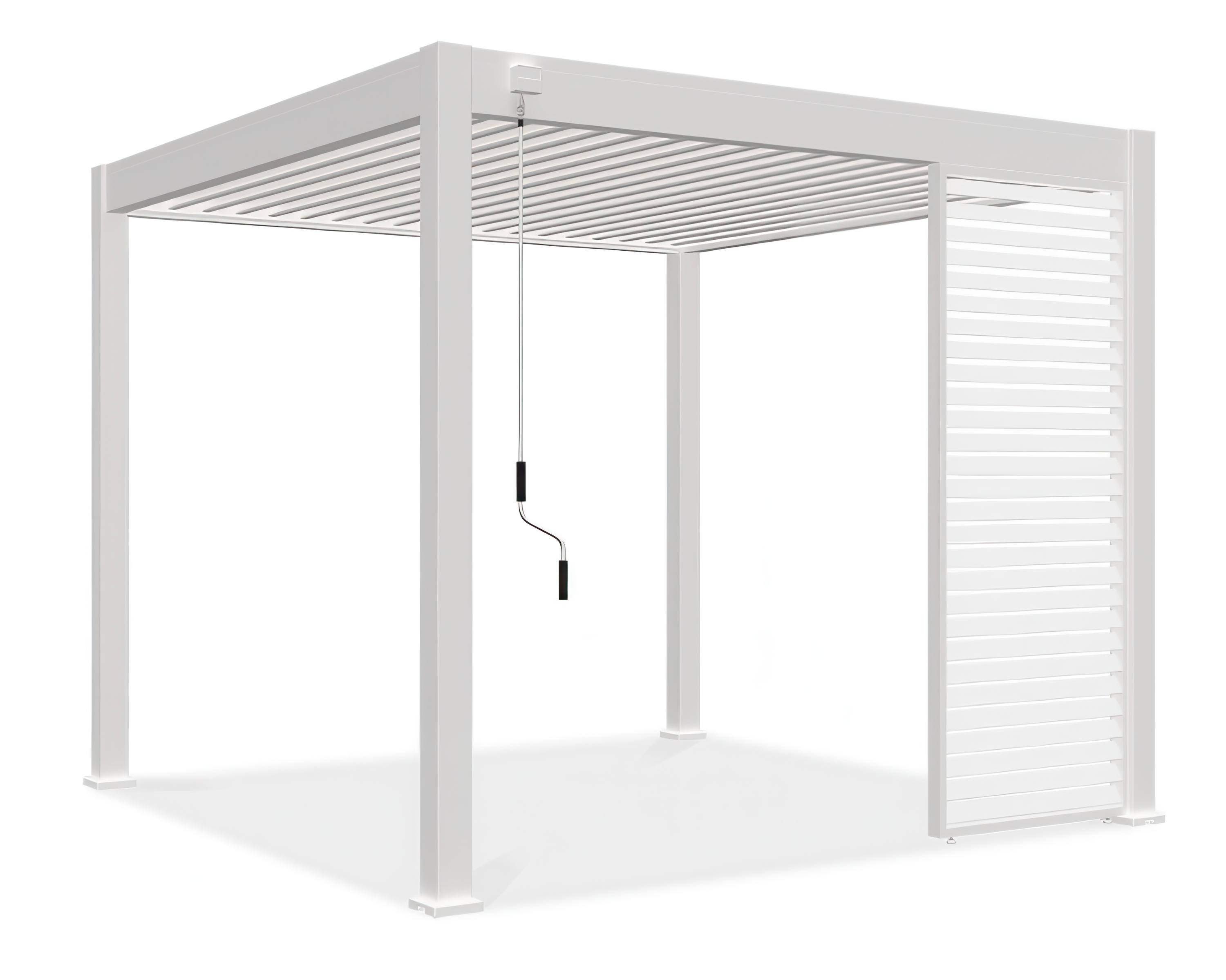 Panel żaluzjowy poziomy do pergoli ELEGANCE/DELUXE/FUSION 1 m White - Gutroof