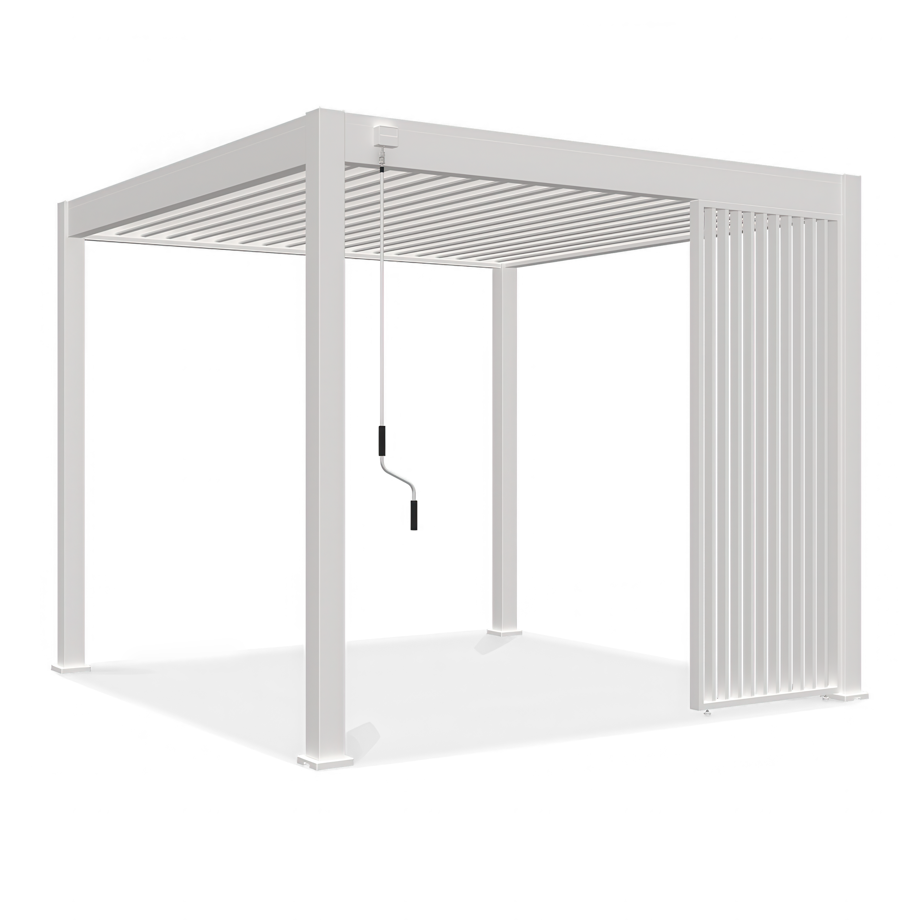 Panel żaluzjowy pionowy do pergoli ELEGANCE/DELUXE/FUSION 1 m White - Gutroof