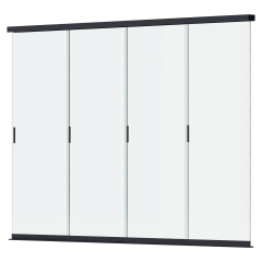 Przesuwny panel szklany do pergoli ELEGANCE/DELUXE/FUSION 3.6m Anthracite - Gutroof