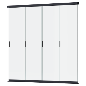 Panel szklany przesuwny do pergoli ELEGANCE/DELUXE/FUSION 3m Anthracite - Gutroof