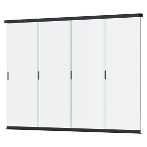 Panel szklany przesuwny do pergoli ELEGANCE/DELUXE/FUSION 4m Anthracite - Gutroof