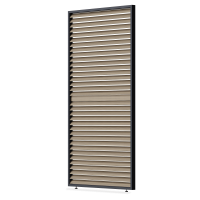 Panel żaluzjowy poziomy regulowany do pergoli ELEGANCE/DELUXE/FUSION 1.3 m Woodgrain - Gutroof