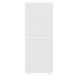 Panel żaluzjowy poziomy regulowany do pergoli ELEGANCE/DELUXE/FUSION 1 m White - Gutroof