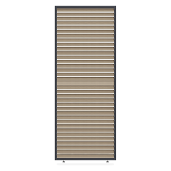 Panel żaluzjowy poziomy regulowany do pergoli ELEGANCE/DELUXE/FUSION 1 m Woodgrain - Gutroof
