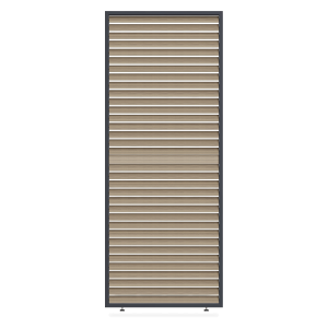 Panel żaluzjowy poziomy regulowany do pergoli ELEGANCE/DELUXE/FUSION 1 m Woodgrain - Gutroof