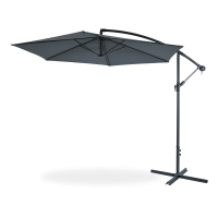 Parasol boczny do ogrodu SAMBA 3m Dark Grey - Bjørkka