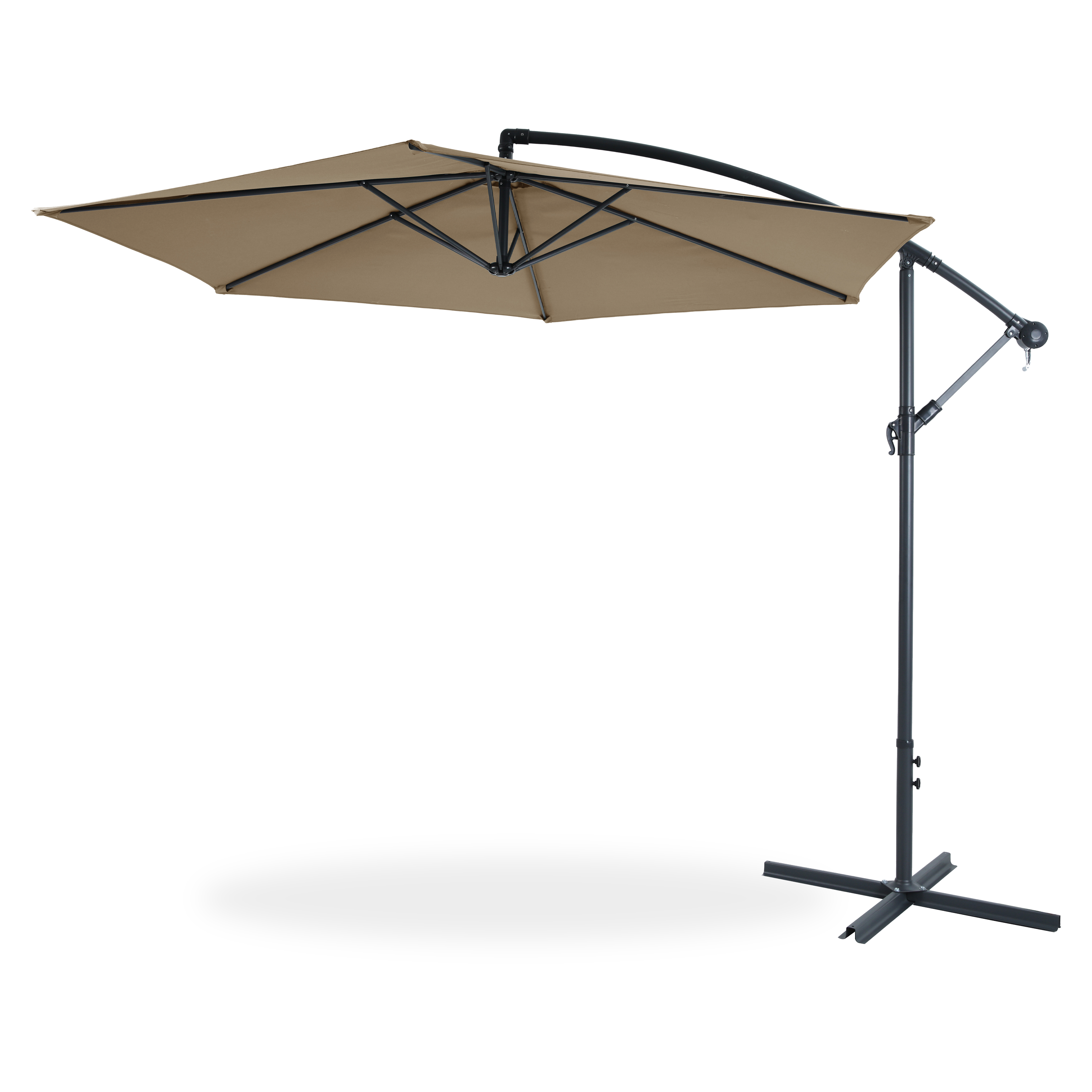 Parasol boczny ogrodowy SAMBA 3m Taupe - Bjørkka
