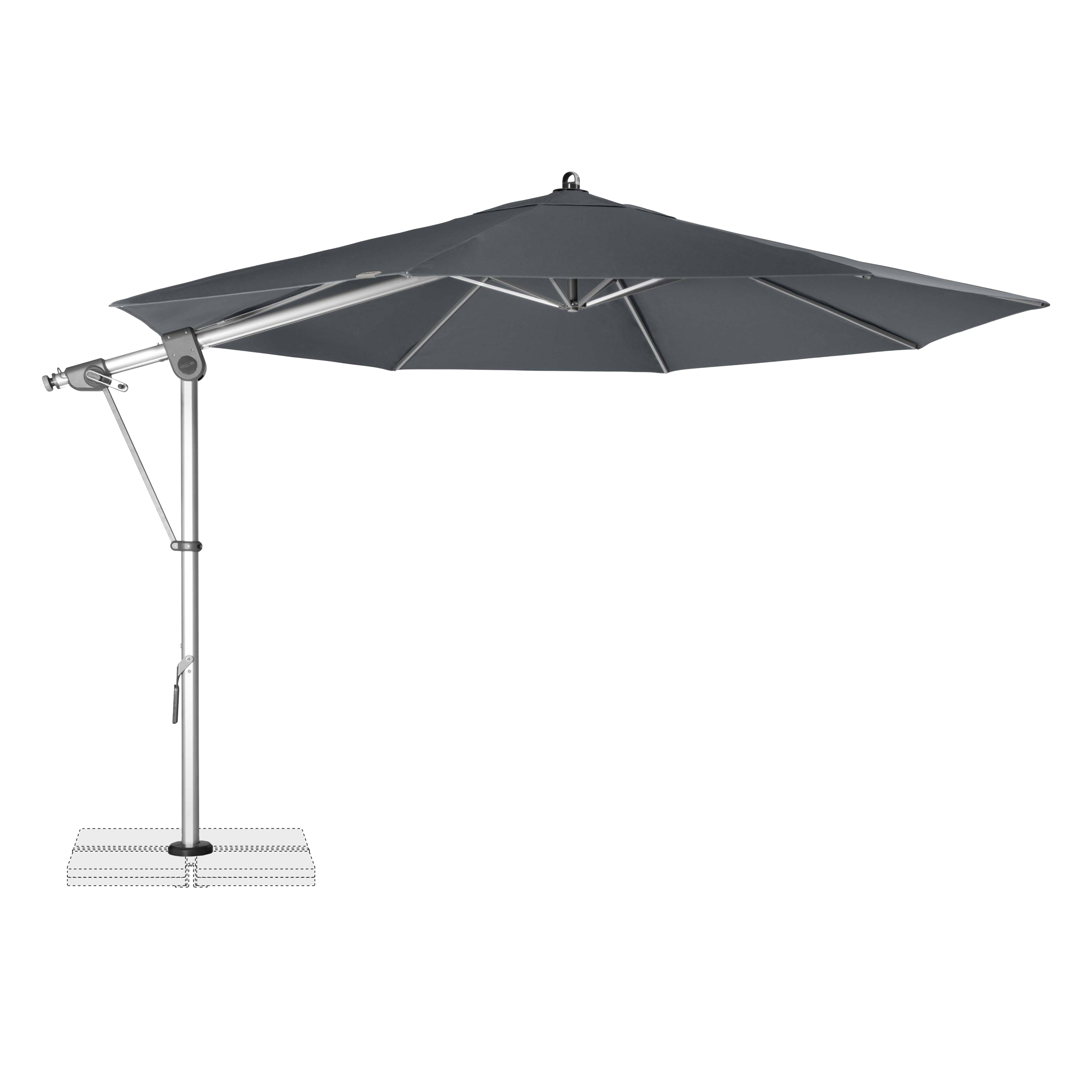 Parasol ogrodowy Doppler EXPERT 350 Anthracite