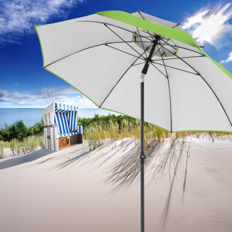 Aranżacja na plaży zielonego parasola Apple Green