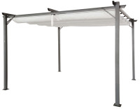 Pergola na taras SPRINT 3x4m Antracyt/Biały Hardmaister