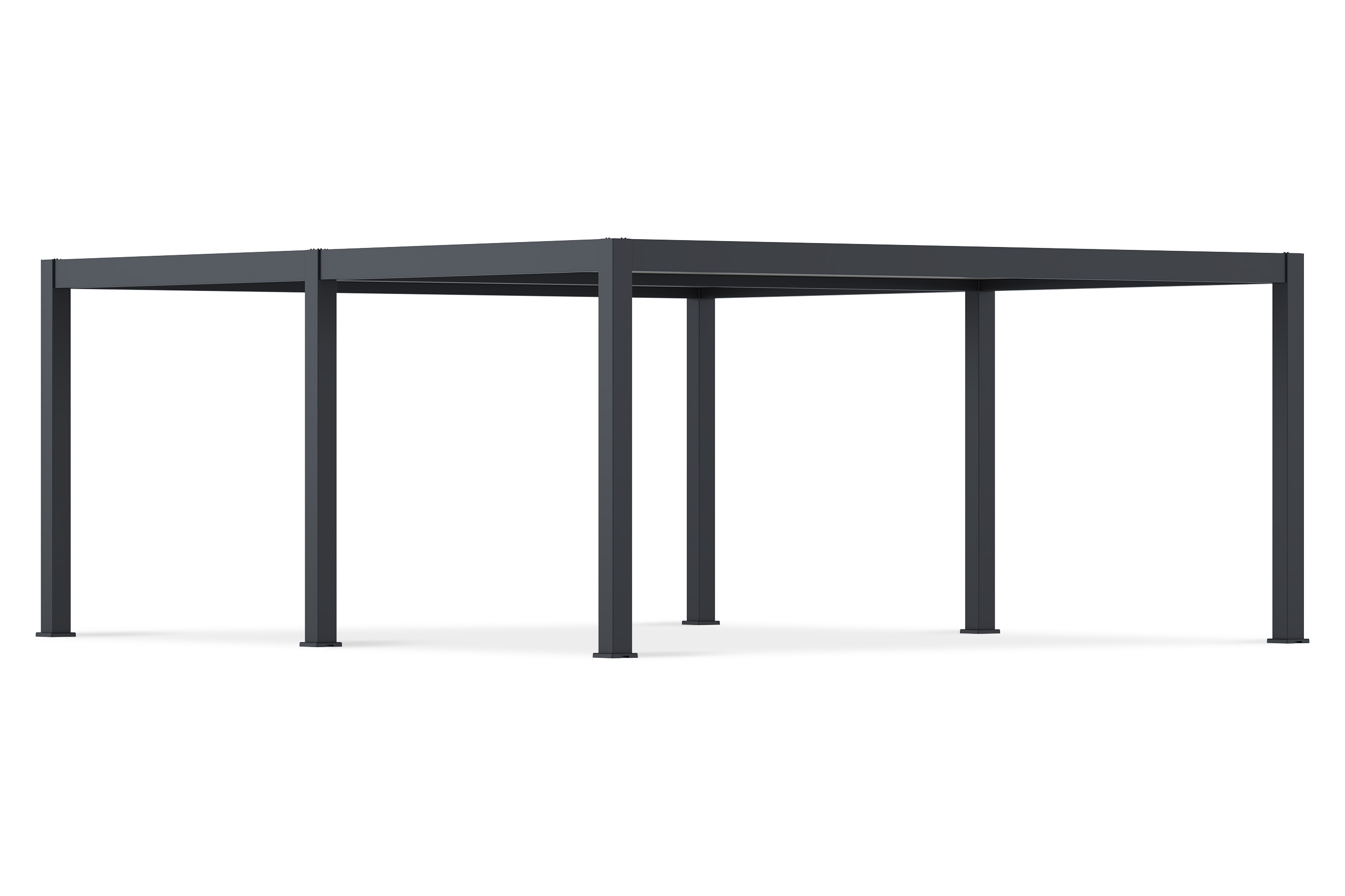 Навіс гаражний Gutroof REFERENCE DUO 5,3x6,0 м антрацит