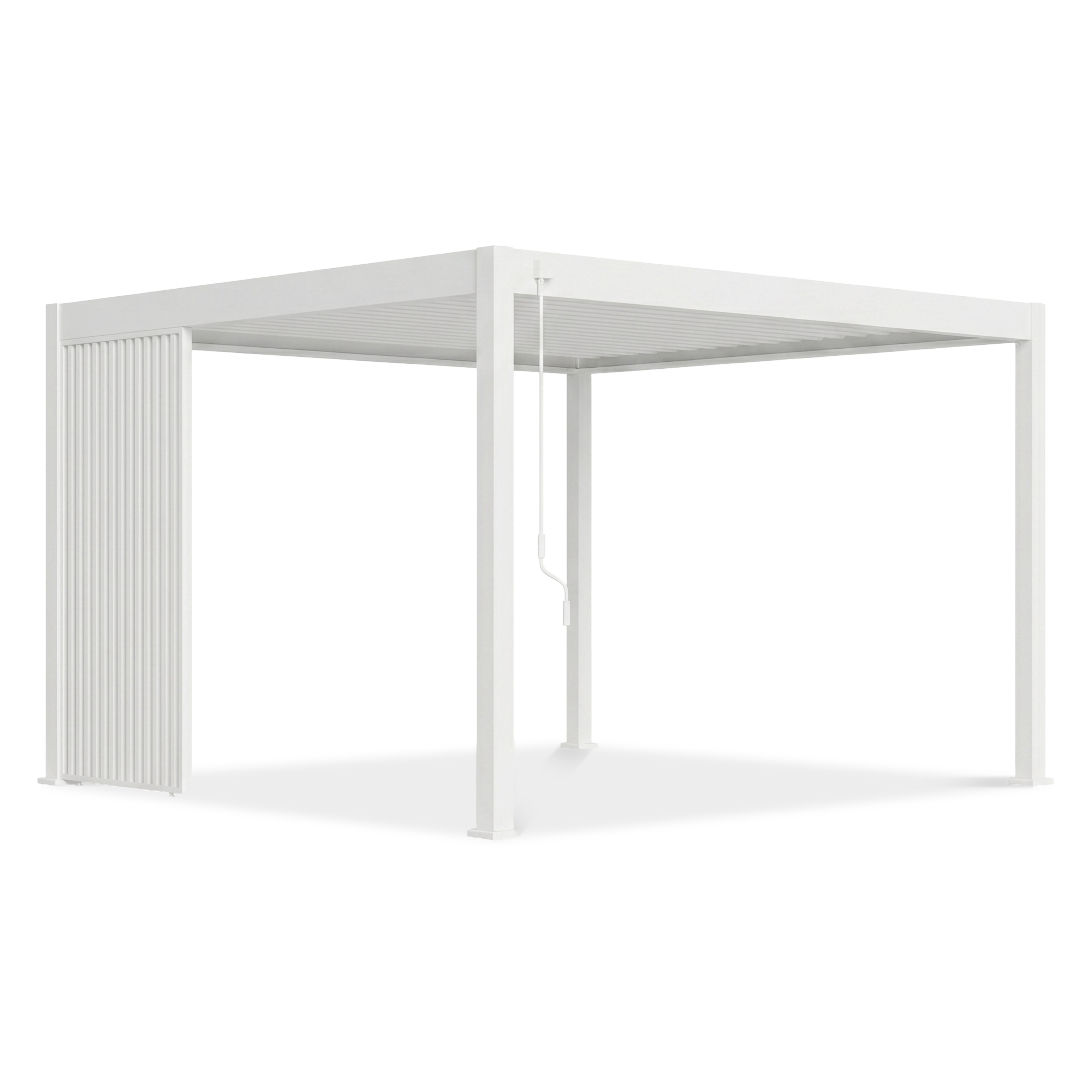 Pionowy panel żaluzjowy do pergoli ELEGANCE/DELUXE/FUSION 1.2 m White - Gutroof 