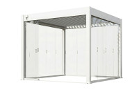 Przesuwny szklany panel do pergoli ELEGANCE/DELUXE/FUSION 3m White - Gutroof