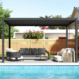 Pergola ogrodowa tarasowa 3x3 Premium White - Gutroof