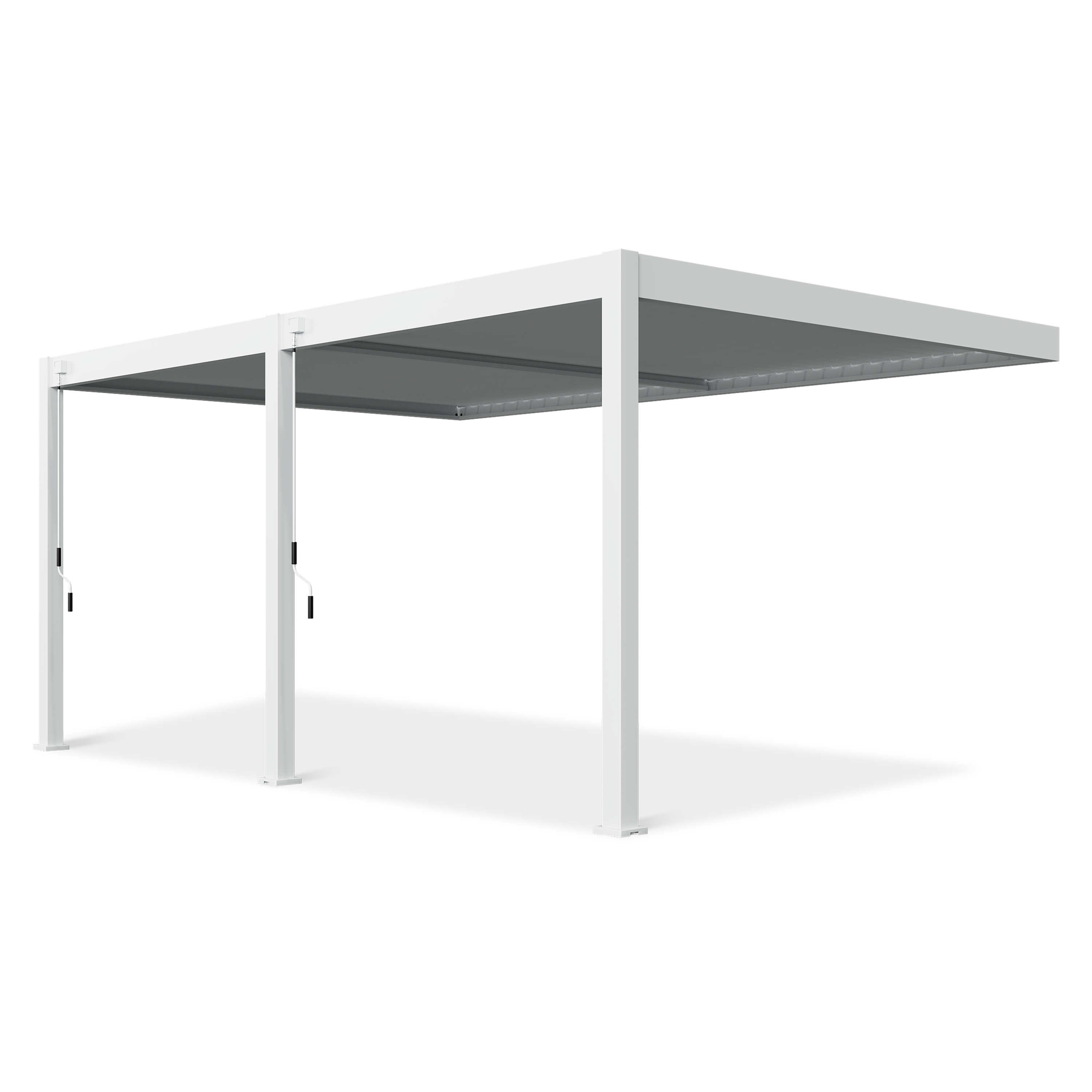 Pergola przyścienna DELUXE Wall 3,6x5,3 White - Gutroof