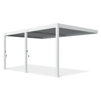 Pergola przyścienna DELUXE Wall 3,6x5,3 White - Gutroof