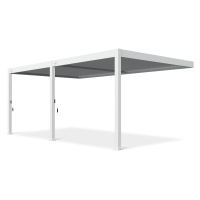 Pergola tarasowa DELUXE Wall 3,6x6 White - Gutroof