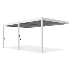 Pergola tarasowa DELUXE Wall 3,6x6 White - Gutroof