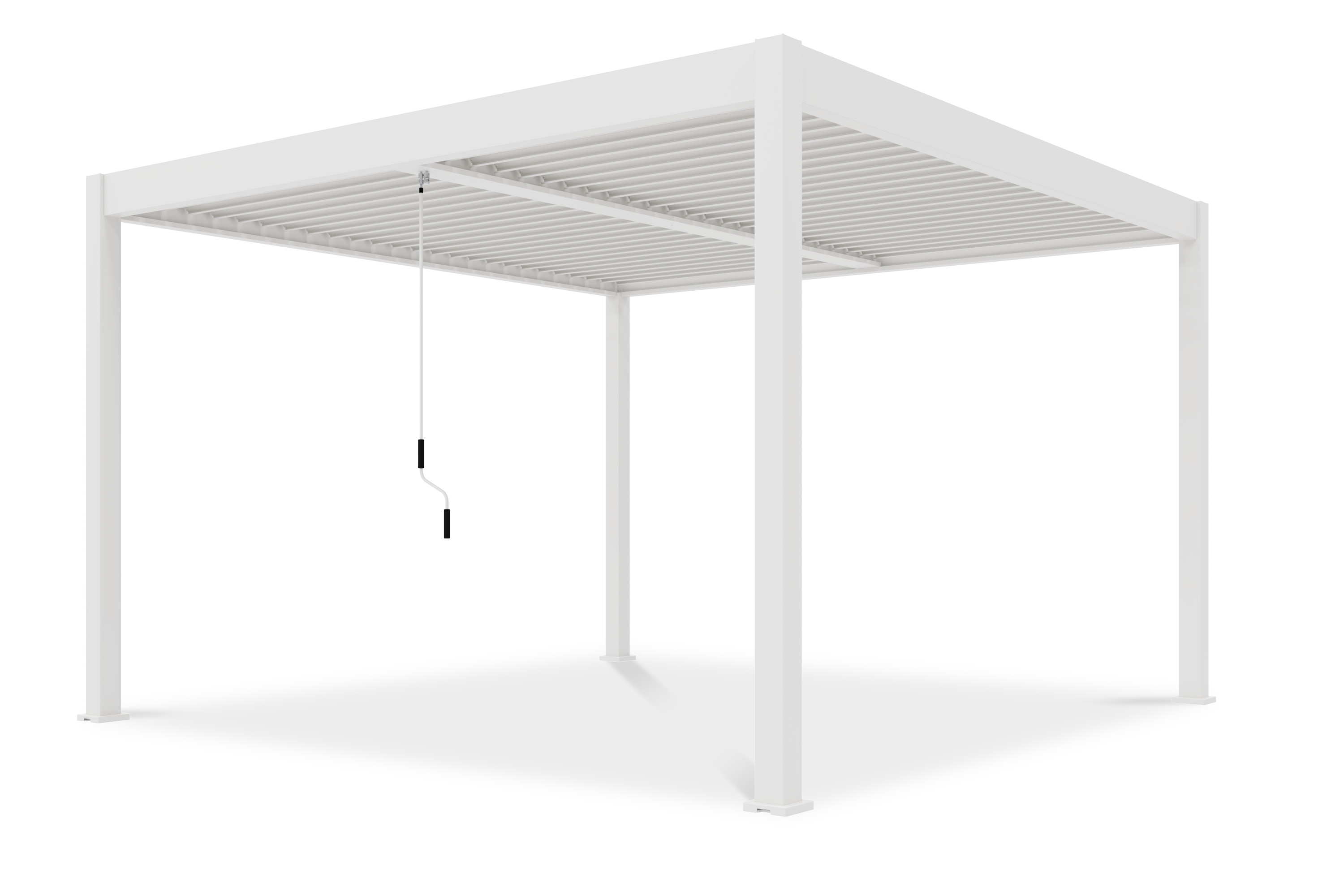 Pergola tarasowa ELEGANCE DUO 4x4 White - Gutroof