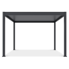 przód pergoli z automatycznym sterowaniem deluxe