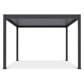 przód pergoli z automatycznym sterowaniem deluxe