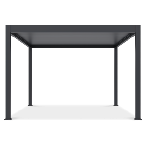 przód pergoli z automatycznym sterowaniem deluxe