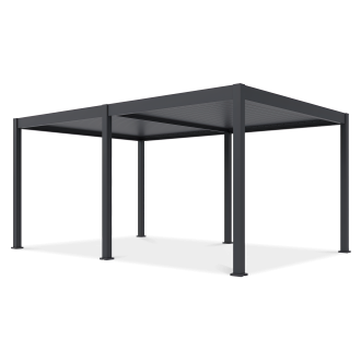 Pergola ogrodowa DELUXE Automatic + LED 3,6x5,3 Anthracite - Gutroof