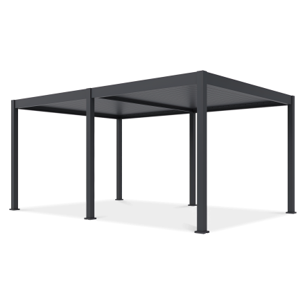 Pergola ogrodowa DELUXE Automatic + LED 3,6x5,3 Anthracite - Gutroof