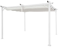 Pergola na taras SPRINT 3x4 White - HARDMAISTER