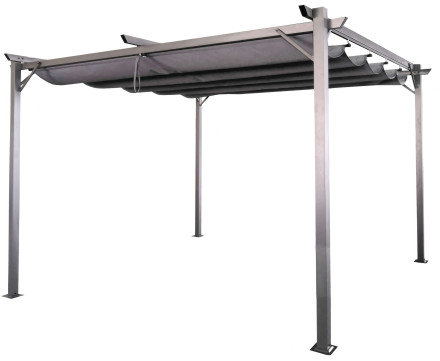 Pergola na taras SPRINT 3x4m antracytowo-szara Hardmaister