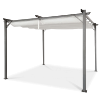 Pergola na taras SPRINT 3x3 Anthracite/White - HARDMAISTER