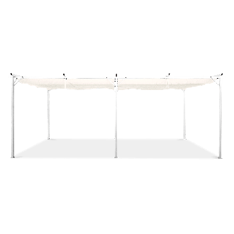 Biała pergola tarasowa sprint 3x6 w kolorze białym