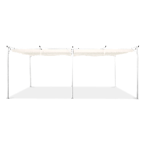 Biała pergola tarasowa sprint 3x6 w kolorze białym