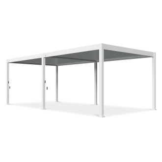 Pergola tarasowa 3.6x7.2m deluxe biała