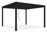 Pergola aluminiowa na taras DELUXE 3,6x4 Anthracite - Gutroof 
