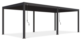 Pergola tarasowa deluxe 3,6x7,2m w kolorze antracytowym Gutroof