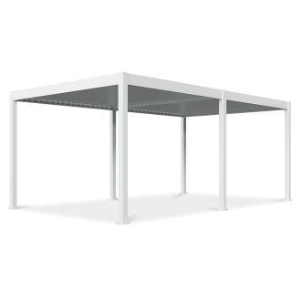 Pergola tarasowa DELUXE Automatic + LED 3,6x6 biała - Gutroof