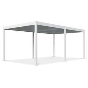 Pergola tarasowa DELUXE Automatic + LED 3,6x6 biała - Gutroof