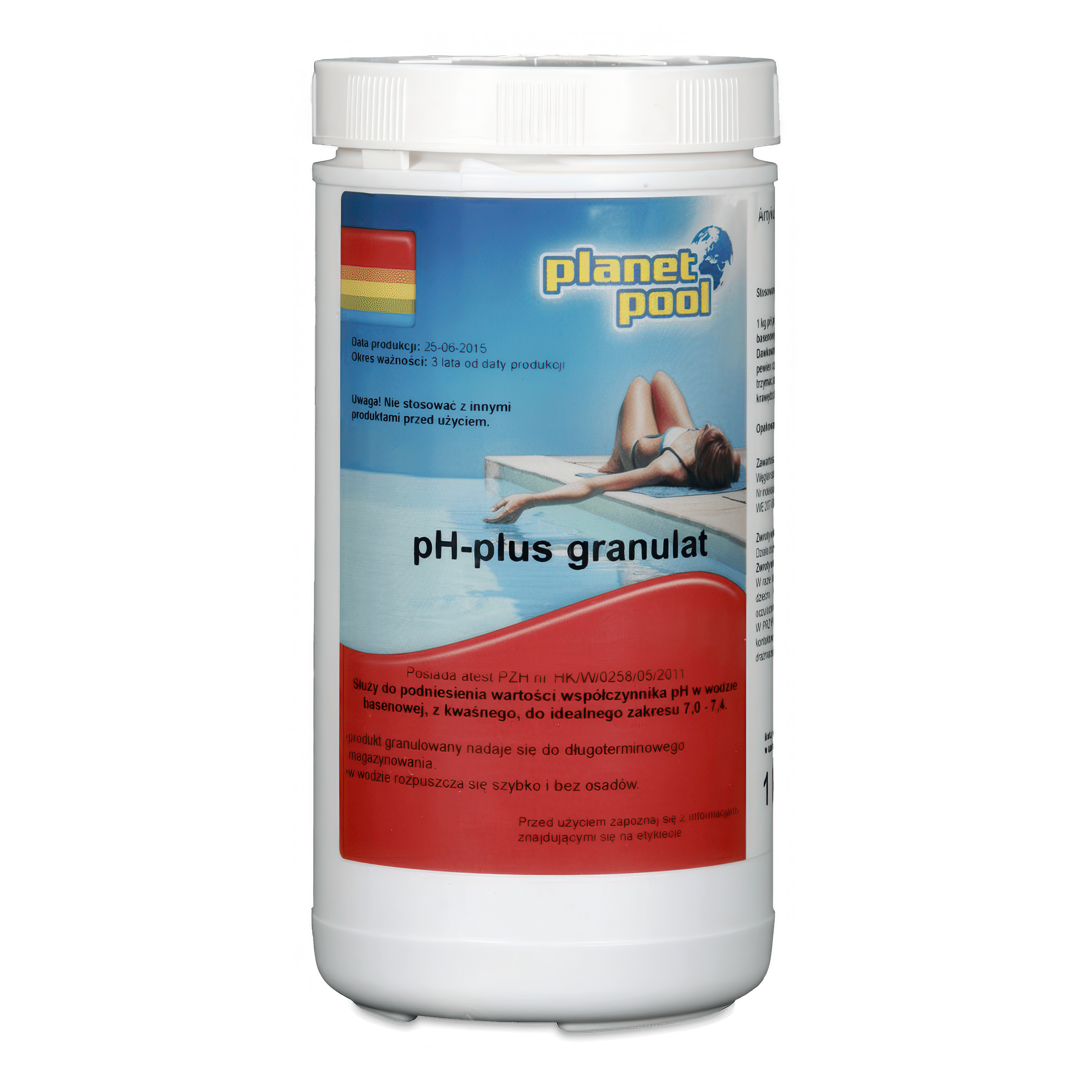 PH plus granulat do basenu 1kg - CHEMOFORM