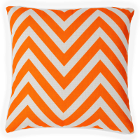 Poduszka na meble ZigZac Orange 45x45 - MoodMe