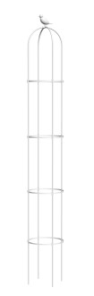 Biała pergola na róże, wys. 210cm, metalowa - Cultivo