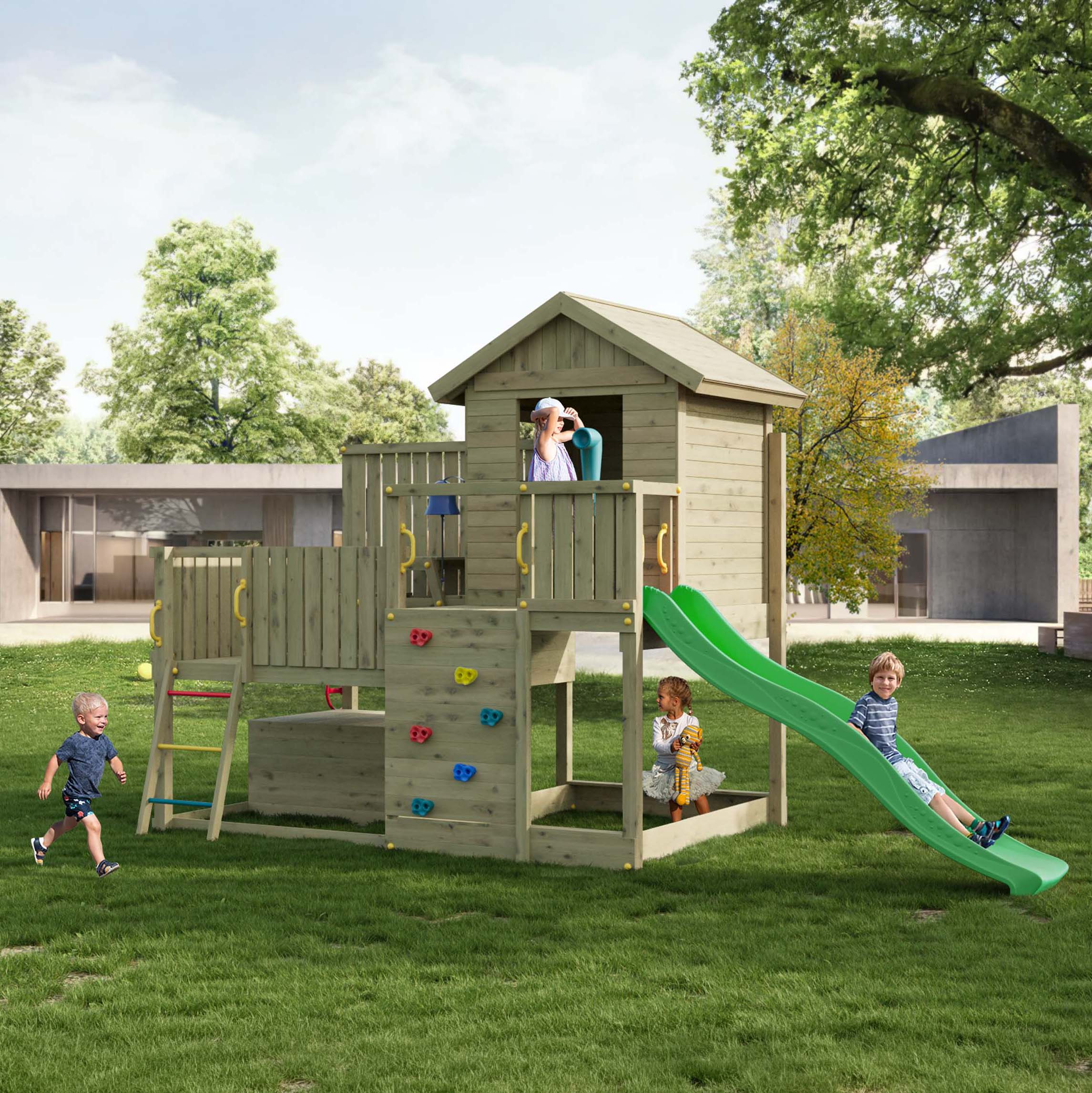 Plac zabaw dla dzieci Sweet House  - Fungoo