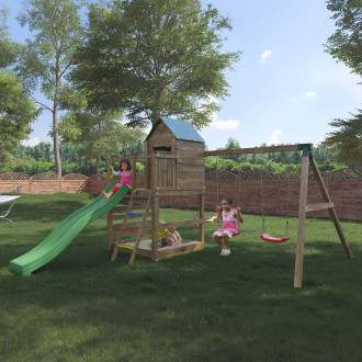 Plac zabaw ze zjeżdżalnią JARCAS 4 - Fungoo