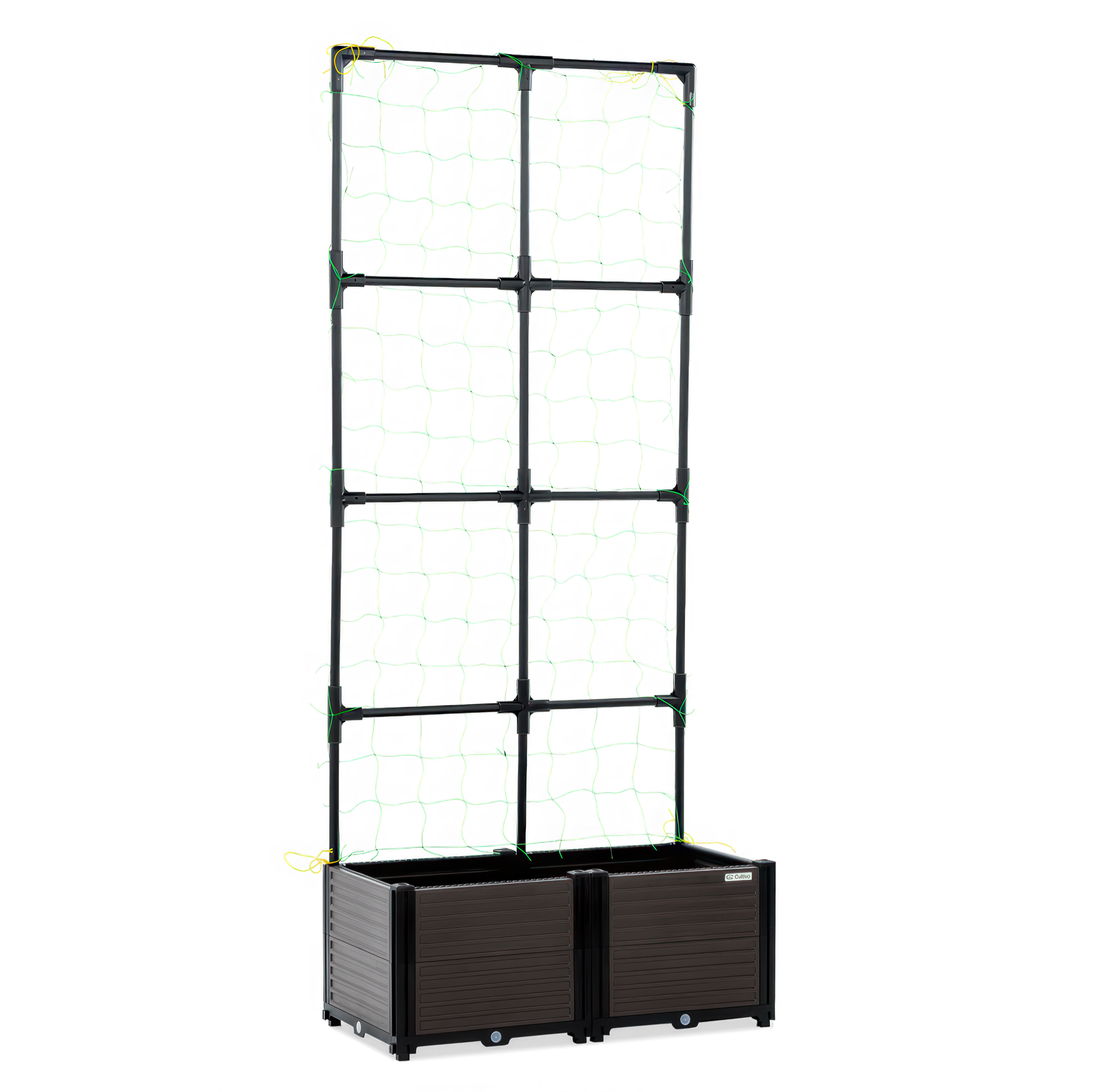 Skrzynia uprawowa + stojak płaski GROW FLAT SET 84x42x180cm - CULTIVO