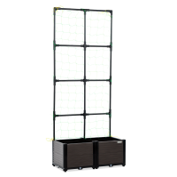 Skrzynia uprawowa + stojak płaski GROW FLAT SET 84x42x180cm - CULTIVO