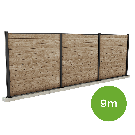 Płot ogrodowy 9m do mocowania na deskach Ashwood – Keter